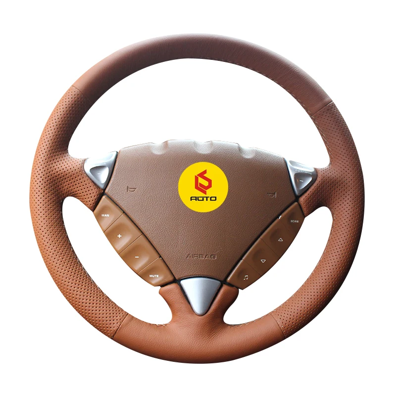 Плетеный чехол на руль для Porsche Cayenne 2007 2010|Чехлы руль| |