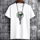 Футболка мужская, летняя, в стиле аниме, большого размера, хип-хоп, 2021