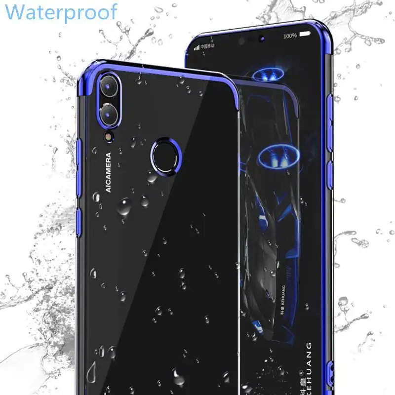 

For Huawei Honor Note 10 Case Soft Clear Cover Laser Plating Luxury TPU Crystal Phone Case For huawei honor note 10 Case Capa