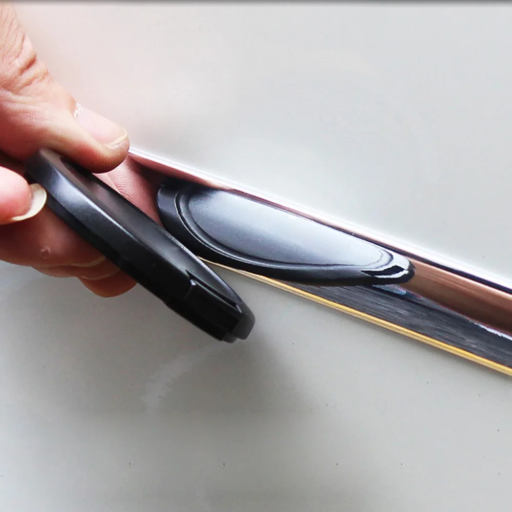 Самоклеящаяся лента для бампера салона автомобиля 12 мм/16 футов Блестящая