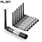 Беспроводной передатчик ALIEN 5 Pin DIN 2,4G ISM DMX 512, контроллер DFI, XLR, DMX, для сцены, диджея, пар, Подвижная головка, лазерсветильник