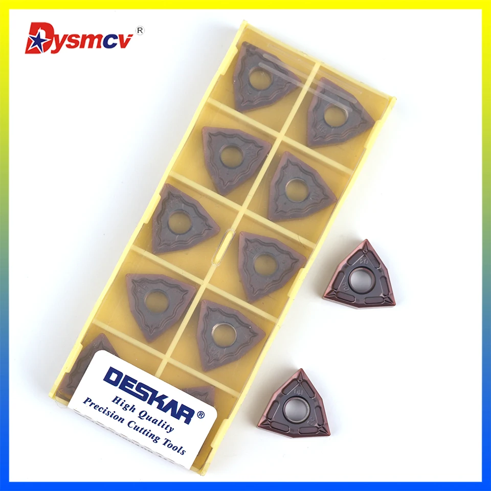 

DESKAR WNMG080404 WNMG080408 MA MS JMS MQ HS HA GS LF6018 original high quality carbide blade cylindrical lathe tool