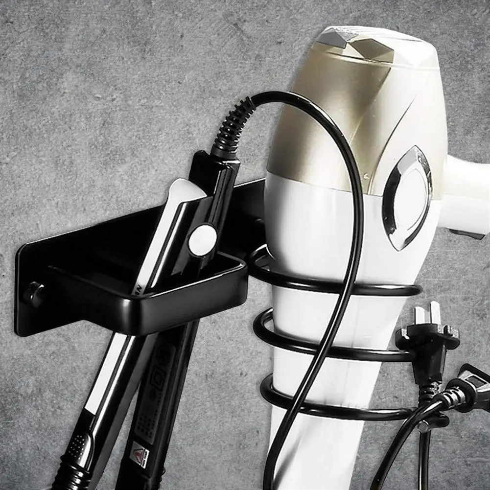 Настенный держатель для сушилки и выпрямителя волос | Обустройство дома