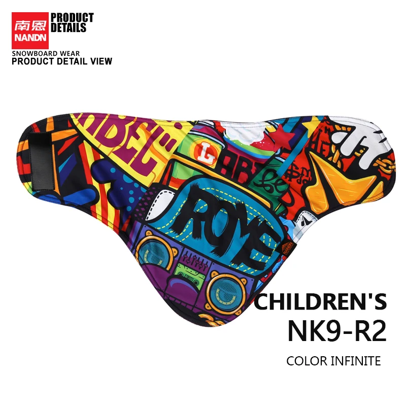 NANDN Детская уличная Лыжная сноуборд зимняя теплая спортивная маска для лица