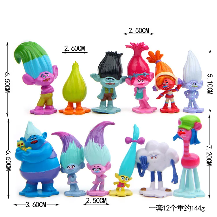 Hasbro 12 шт. в комплекте эльф тролли ручной работы куклы декоративная модель игрушка