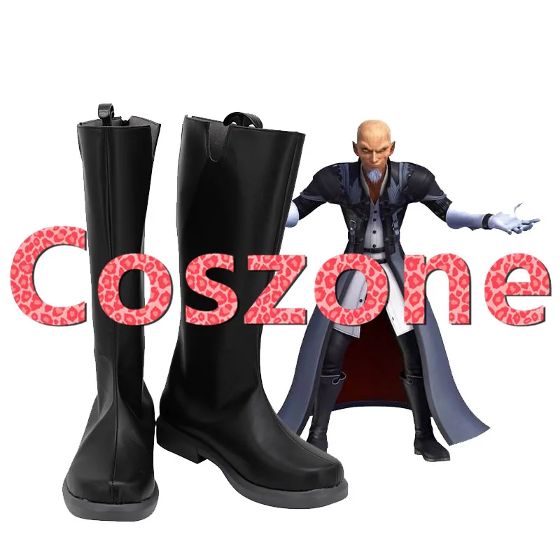 Ботинки для косплея Kingdom Hearts 2 Xigbar Young Xehanort обувь Хэллоуина карнавала вечерние
