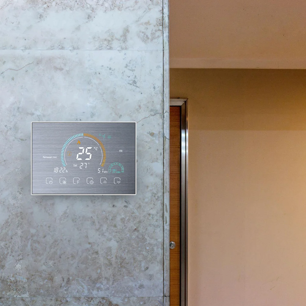 

1 Set Smart Thermostat Practical Thermostat Household Programmable Thermostat