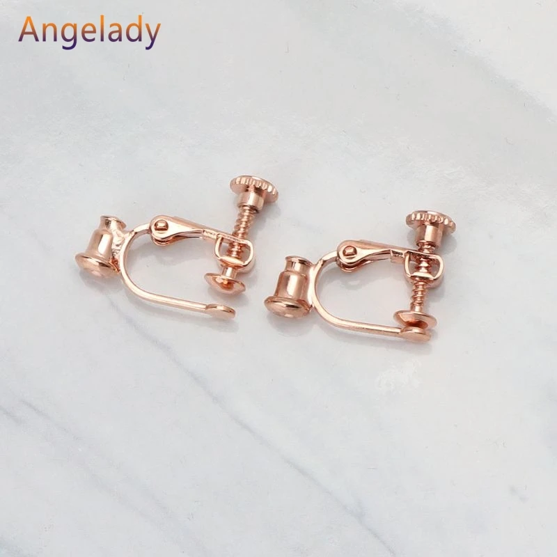 1 пара сережек сделай сам для ушей без пирсинга превратите любую шпильку в клипсу