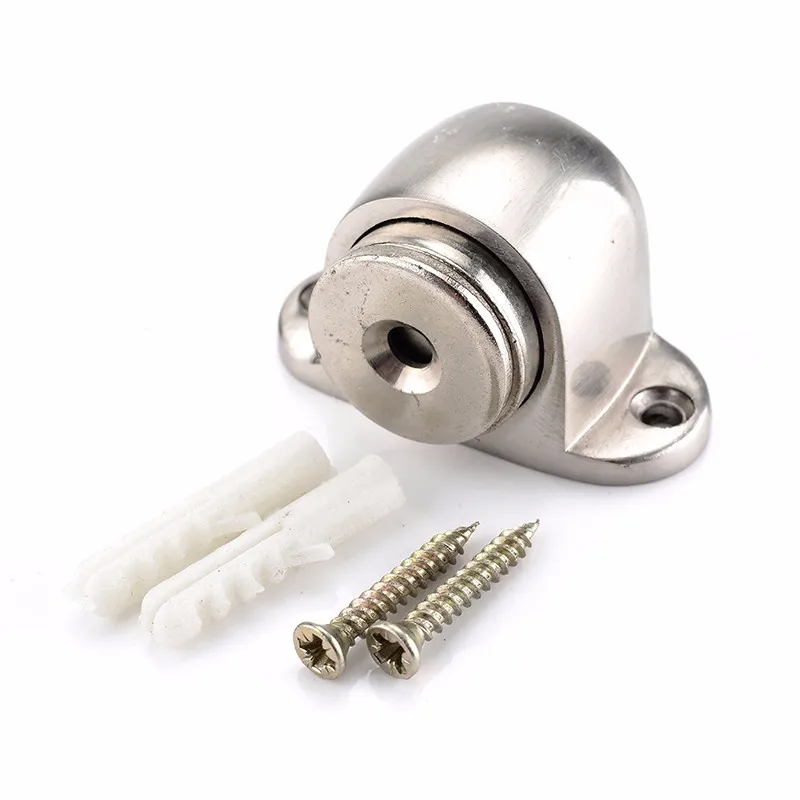 Цинковый сплав дверь стоп литье мощный напольный Магнитный Держатель 54 мм * 35