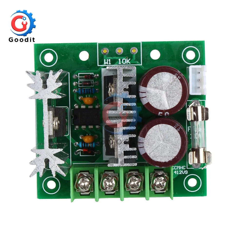 Регулируемый регулятор скорости двигателя постоянного тока PWM DC 12 V-40 V 400W 10A управление 13kHz Регулируемый Модуль привода 24V 36V CCMHC CCMHCW плата