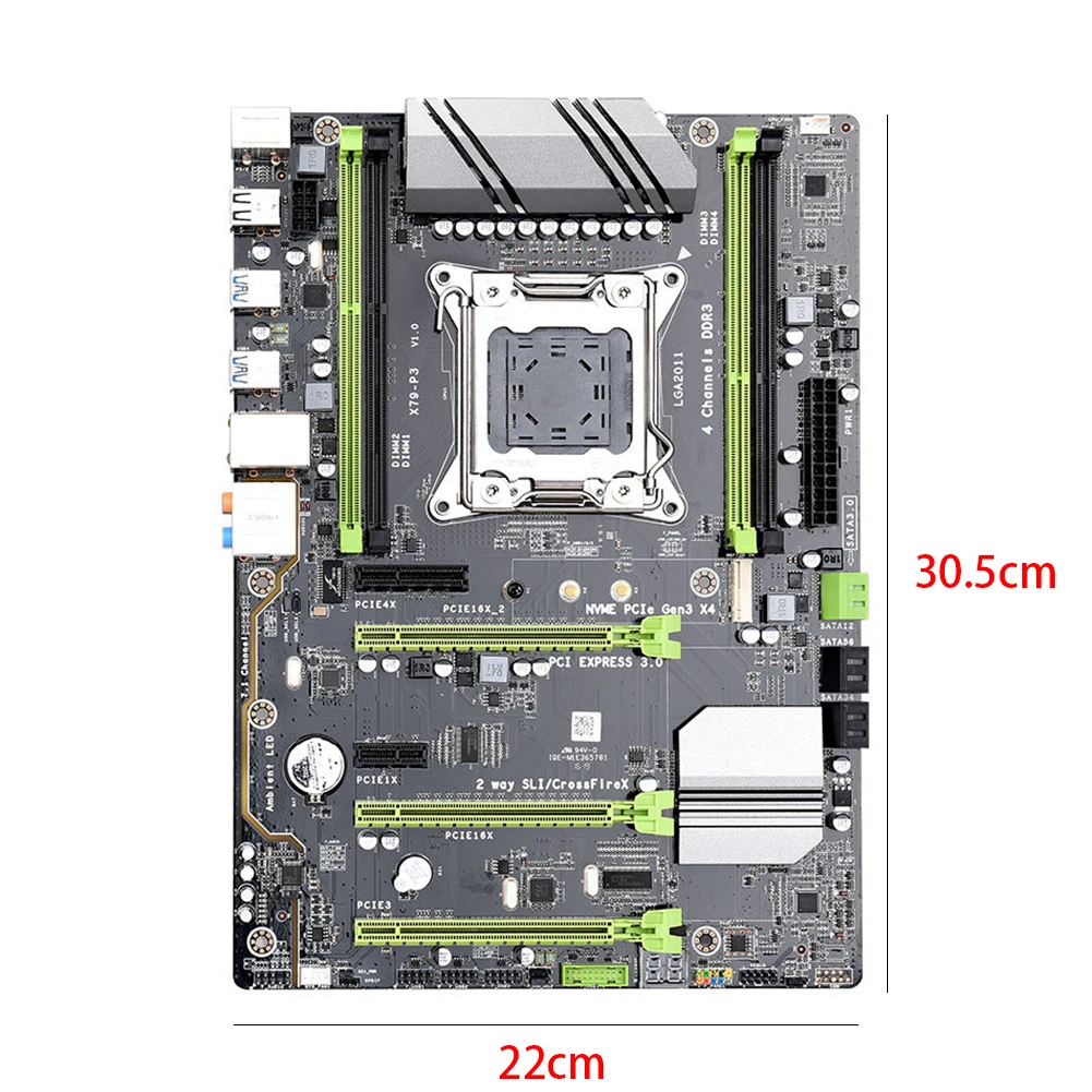 X79 P3 USB3.0 высокоскоростная материнская плата по стандарту ATX PCI Express стабильная LGA