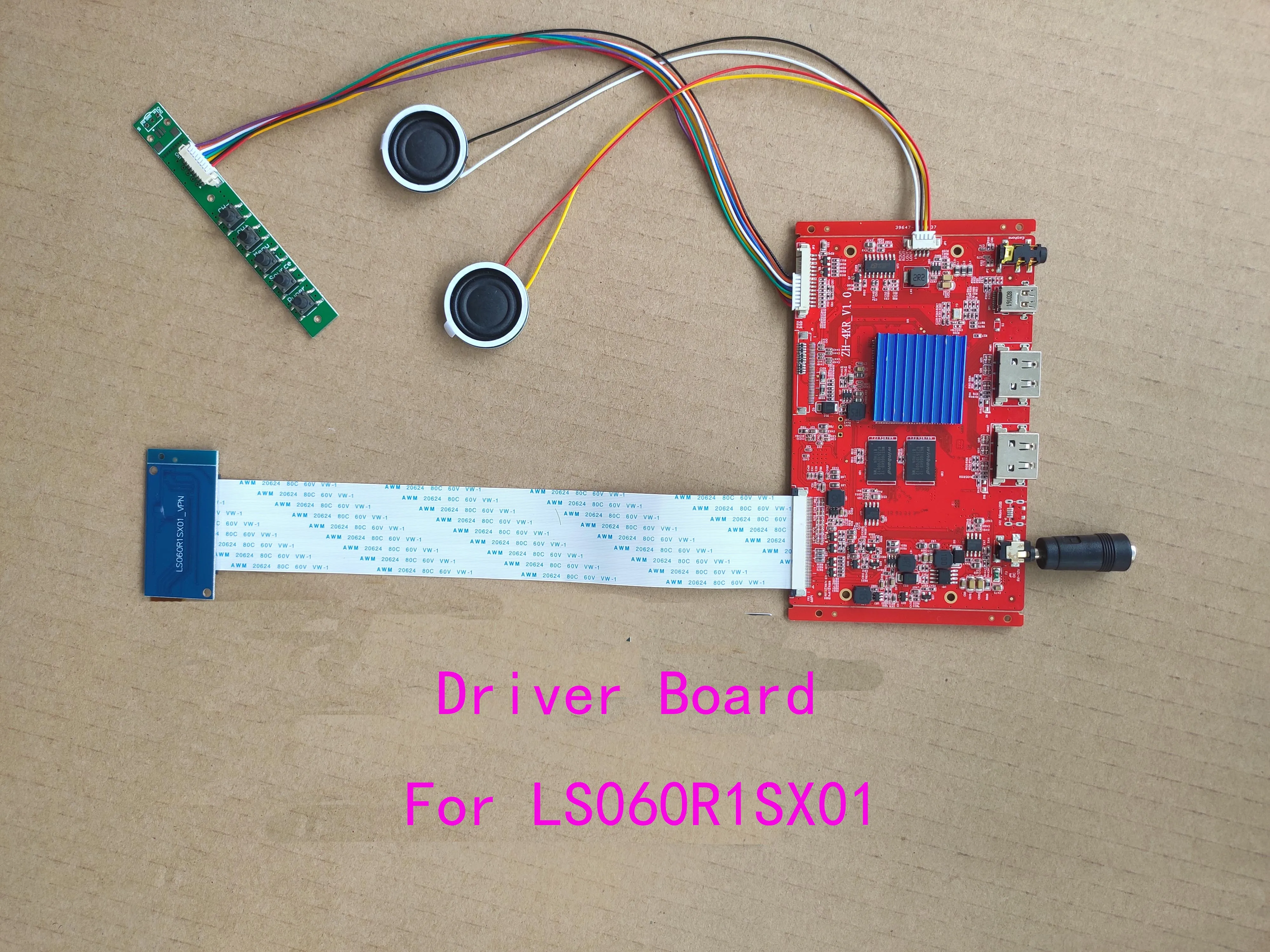 

6 Inch 2K HDMI Compatible IPS LCD Kit Landscap 2560*1440 LS060R1SX01 For Projector DIY Support PS3 4 TVBOX PC Raspberry