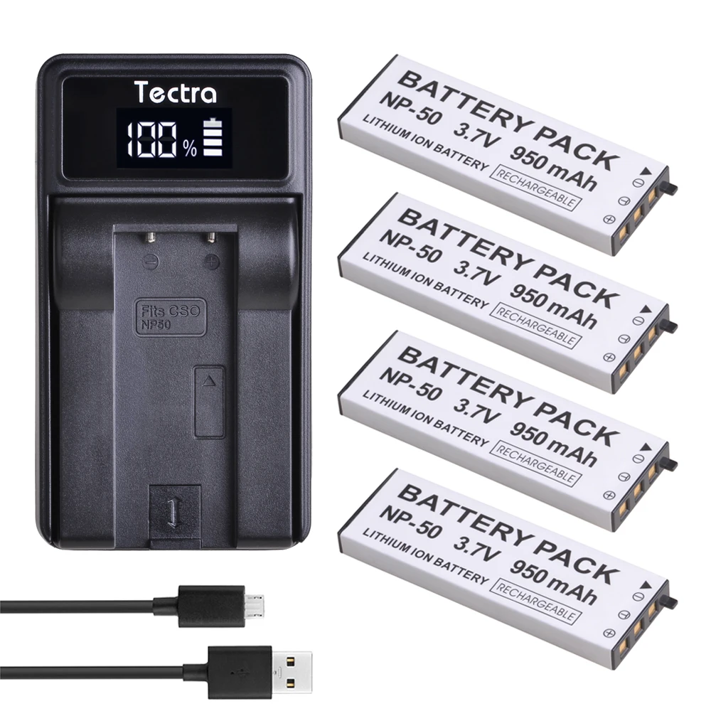 4 шт. 950 мА · ч|Цифровые аккумуляторы| |