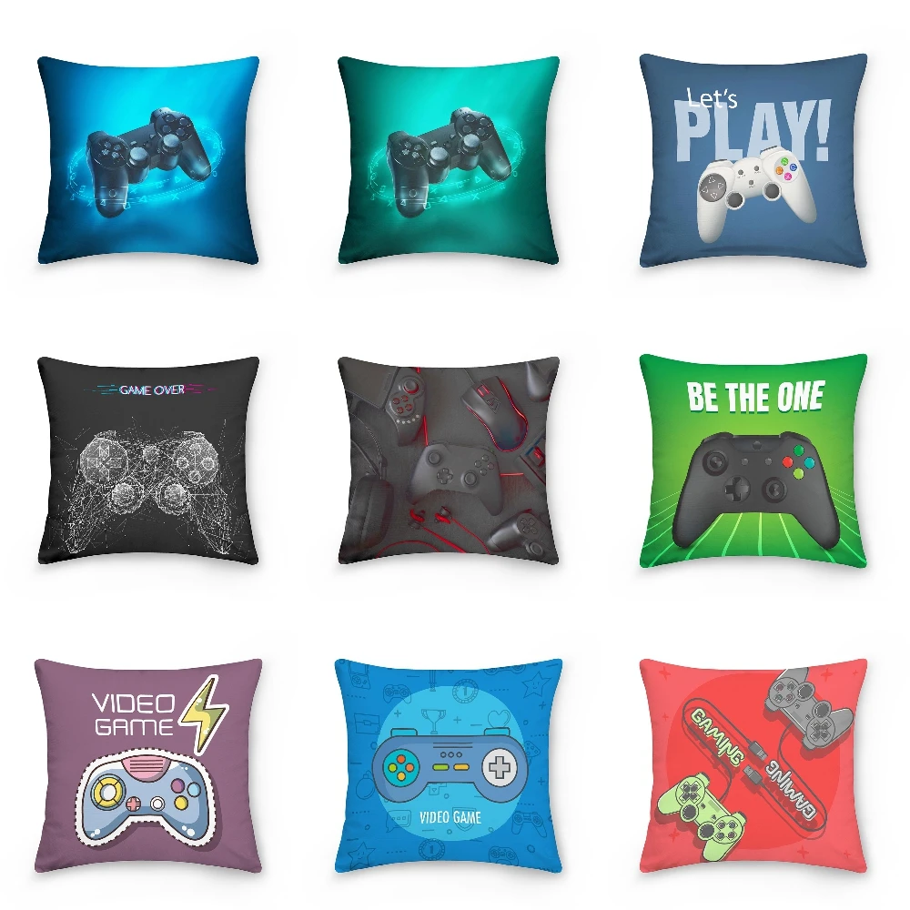 

Чехол для подушки с 3D рисунком геймпада, наволочка для кровати, чехол для дивана для геймеров, Детские Чехлы для подушек для мальчиков, чехол...