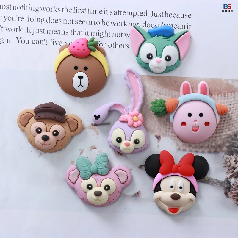 

Large resin cartoon accessories mobile phone case stationery box patch diy material refrigerator magnet