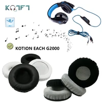 kqtft flannel 1 pair of replacement ear pads for kotion each g2000 headset earpads earmuff cover cushion cups