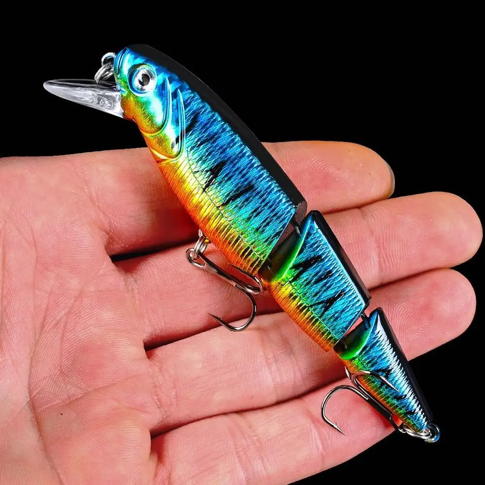 1 шт. Плавающий Гольян многосекционная наживка для рыбалки 14 7 г 0 52 унций/11 см 4 33