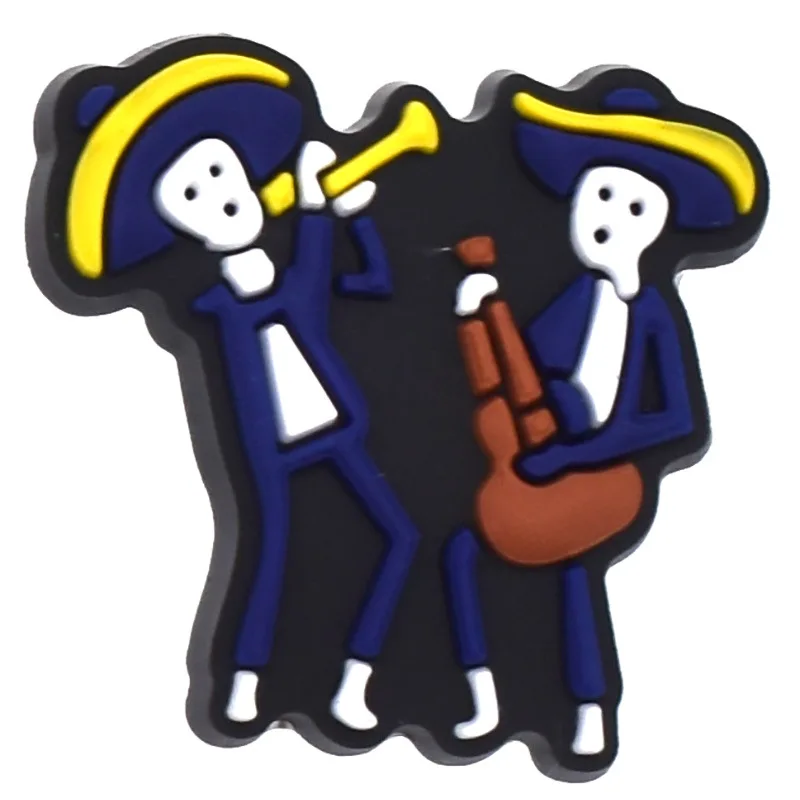 New 1pcs horror Series pvc shoes charms Accessories mummy vampire shoes Decorations fit croc clog jibz adult X-mas party gifts