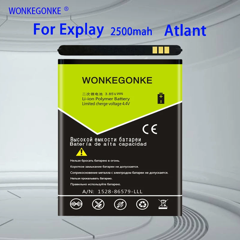 Аккумулятор WONKEGONKE для Explay Atlant аккумуляторы|Аккумуляторы мобильных телефонов| |