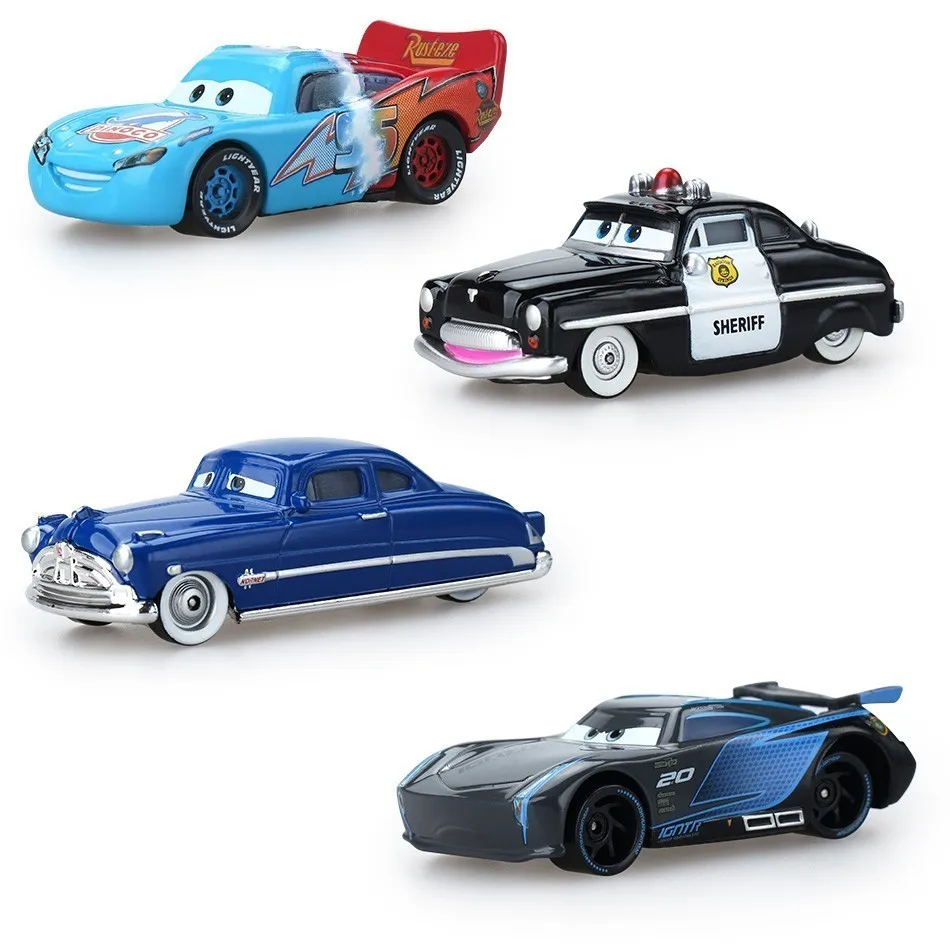 Детская Игрушечная машина Disney Pixar 3 Mini Mcqueen Jackson Storm Cruz Mater Mac Ungle 1:55 металлический
