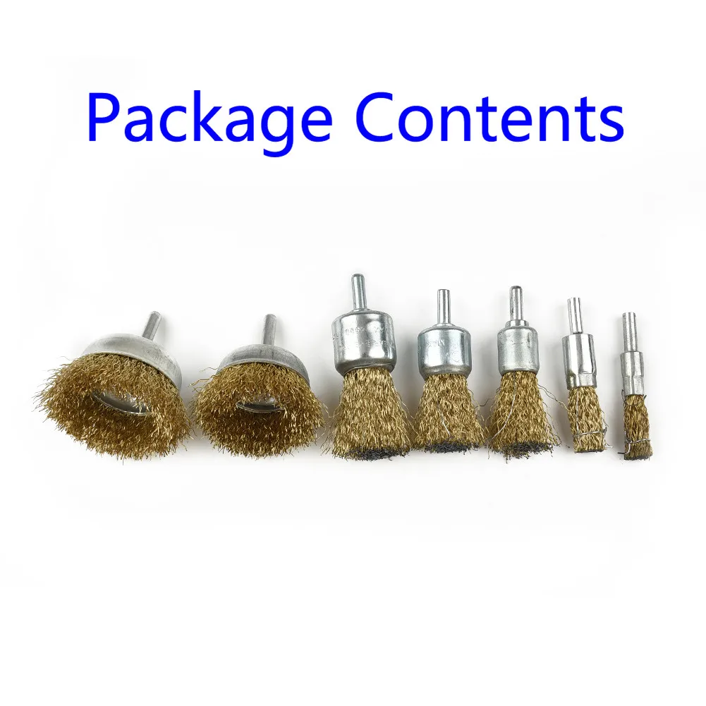 

Rust Wire Brush Grinder Rotary Tools Accessories Drill Attachments Steel Wheel