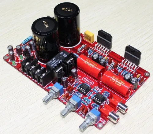 LM3886 + NE5532 готовая Плата усилителя микшера/2*68 Вт стерео интегрированная плата