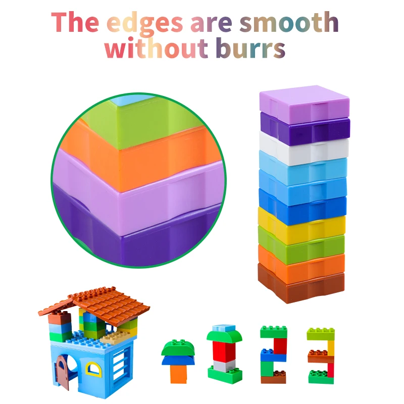 Классические кирпичи-пластины 2x2 строительные блоки большого размера городской
