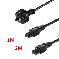 ups server y splitter saa plug 3 prong male to 2 x c5 power cord sets australia to 2 ways c5 connector powre cable
