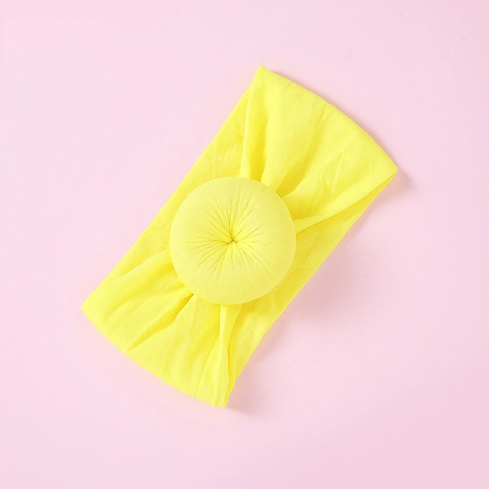 Diadema suave para beb&eacute;, diademas para ni&ntilde;a reci&eacute;n nacida, turbante infantil, accesorios para el cabello para ni&ntilde;os peque&ntilde;os, banda para el pelo de nailon, bonitos regalos para beb&eacute; Kwaii-2
