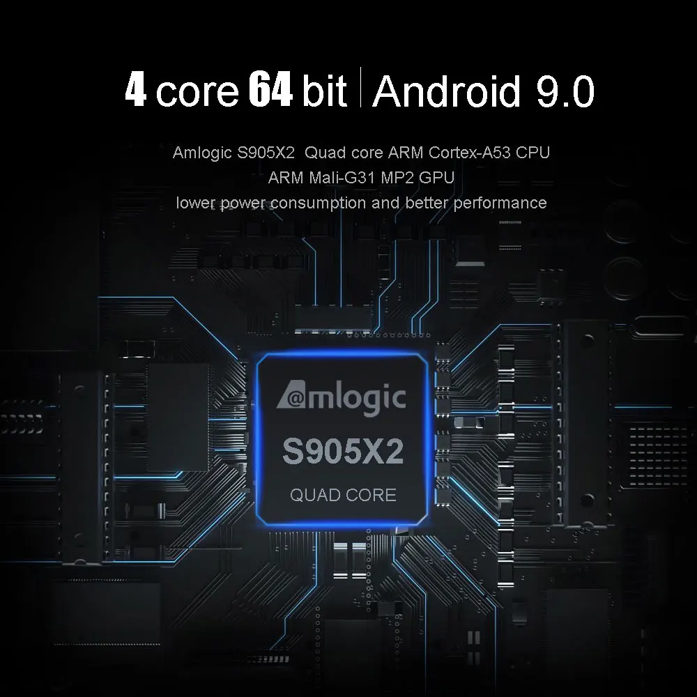 MECOOL K7 DVB S2/T2/TC tv box Amlogic S905X2 Android 9,0 smart tv box 4G LPDDR4 64G 4K 2,4G& 5GHz WiFi Bluetooth 1000M медиаплеер
