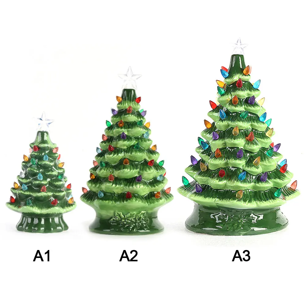 Декоративная керамическая Рождественская елка для украшения дома | Дом и сад