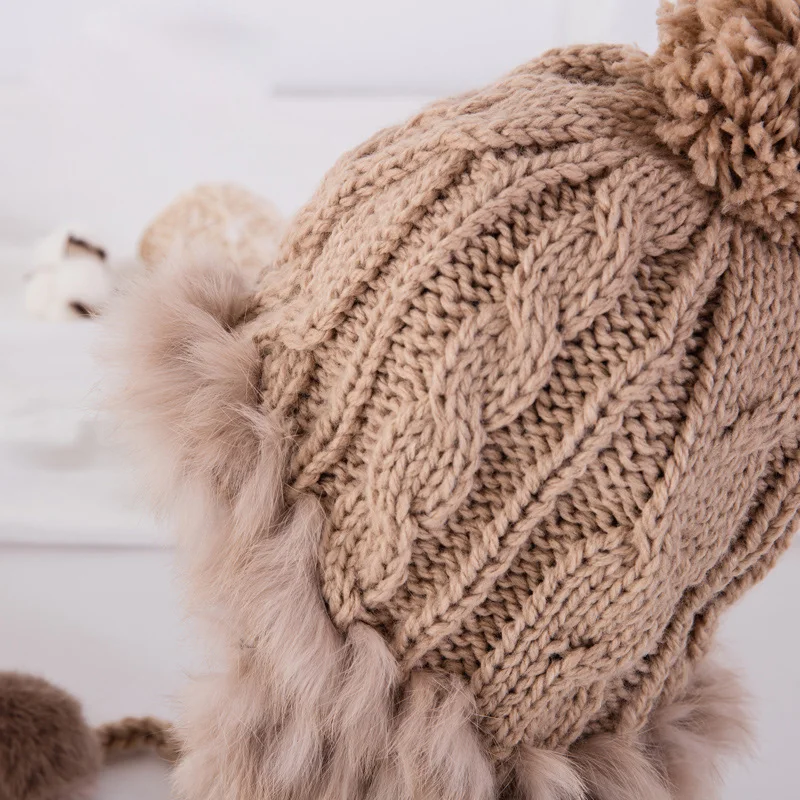 2019 женские шапки из натурального меха в Корейском стиле зимние утепленные с