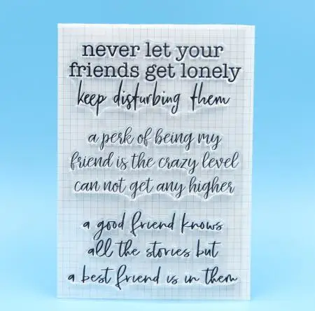 Прозрачный штамп с надписью сделай сам для скрапбукинга/изготовления