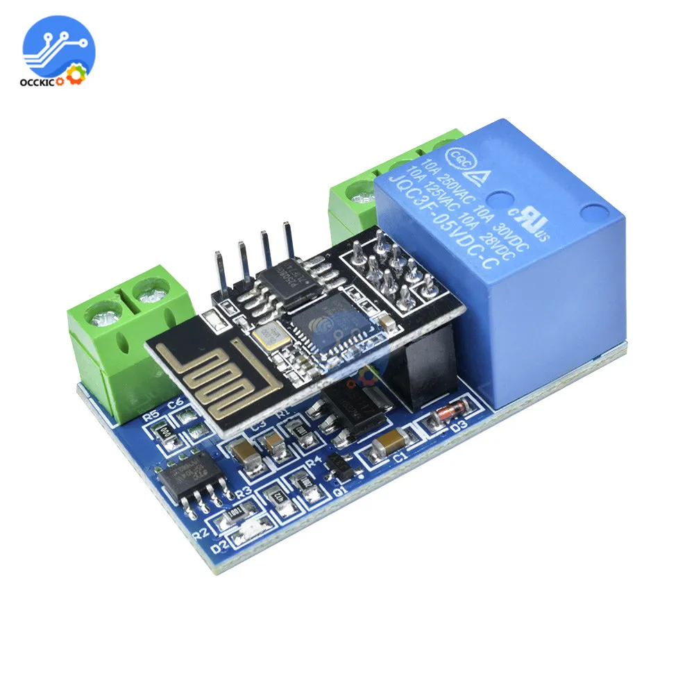 Релейный модуль ESP8266 беспроводное реле с Wi Fi 5 в постоянного тока для умного
