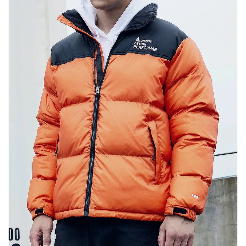 

YUSHU Men's Thick Coat Warm Padded Winter Jacket Men Casual Long Sleeve Thermal Parka New Men Overcoats Erkek Mont Men Clothes
