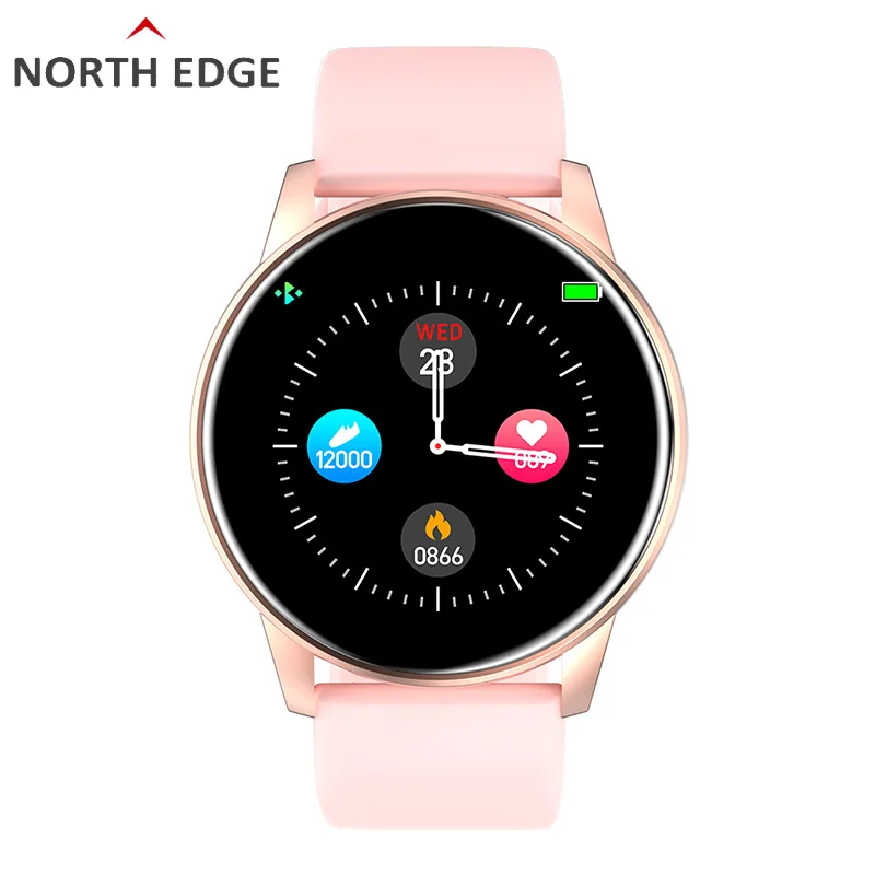 

Smart Watch 2021 NORTH EDGE Smart Watch Men Android Stopwatch Ladies Watch Health Mi Watch