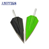 6pcs 150 grains hunting arrowheads archery broadheads 2 blade arrow points stainless steel bow crossbows shooting accessories