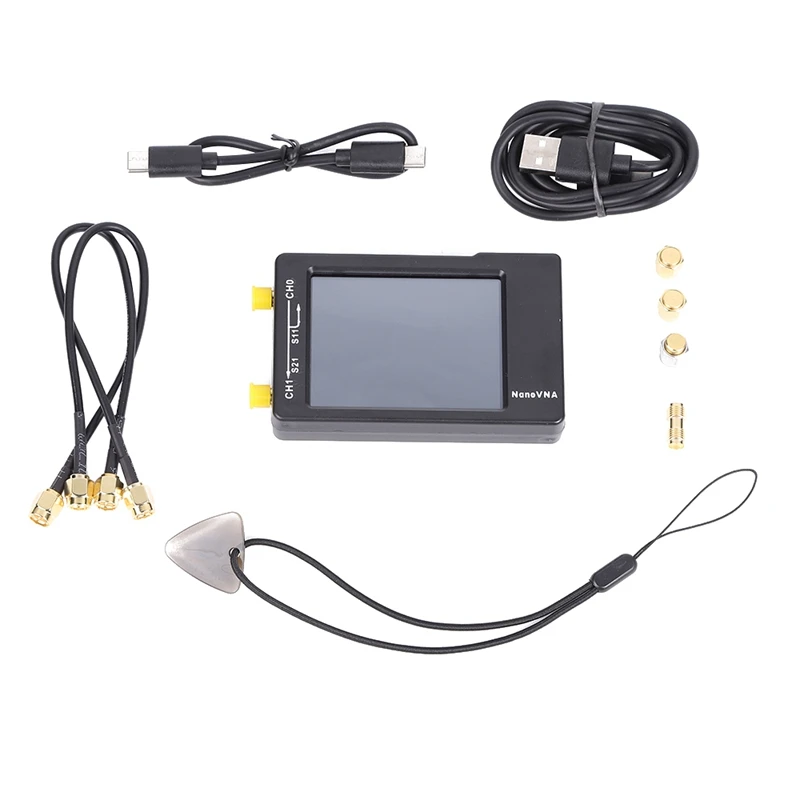 NanoVNA H 50 KHz 1 5 GHz VNA 2 8 Inch LCD HF UHF UV Векторный анализатор сети антенный 650MAh батарея