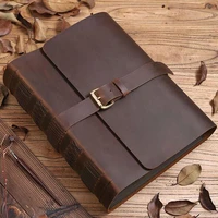 big capacity handmade genuine leather albums general photo album pictures collection book photo storage diy wedding family gift