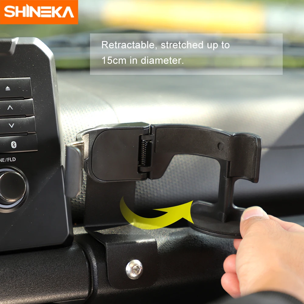 shineka universal car bracket for suzuki jimny jb74 2019 car phone bracket drink cup holder stand organizer for jimny 2019 free global shipping