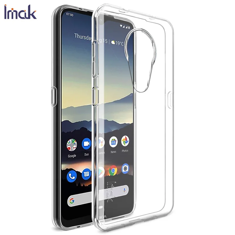 Для Nokia 7,2 чехол для Nokia 6,2 чехол IMAK 1,3 мм утолщение типа UX-5 серия Ударопрочный Мягкий ТПУ задняя крышка