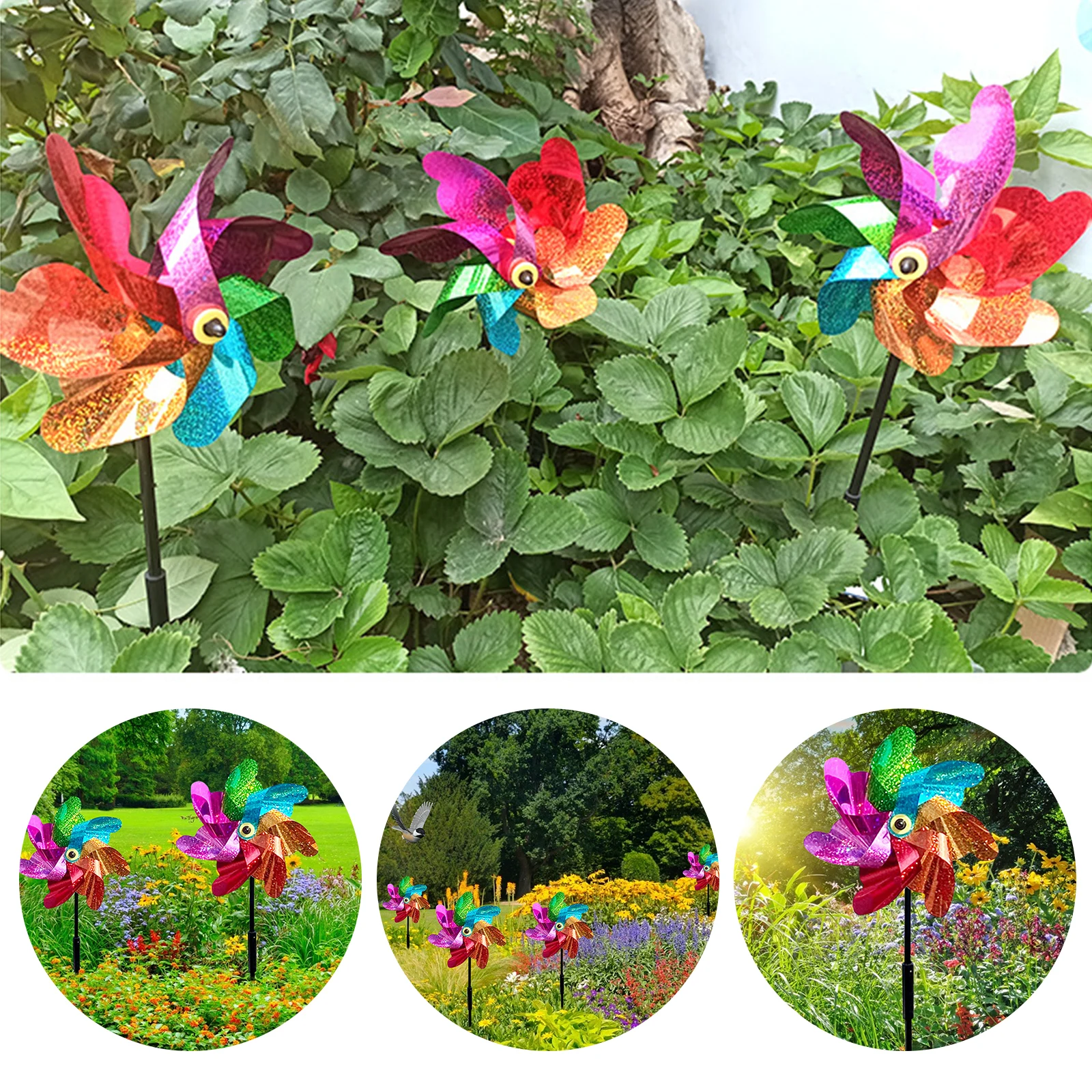 Блестящий отпугивающий Спиннер для птиц отражающий продукт защиты от