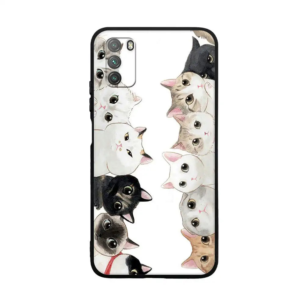 c case for xiaomi poco m3 silicone 6 53 inch soft tpu painted phone cover for xiaomi redmi 9 power case protective case bumper free global shipping