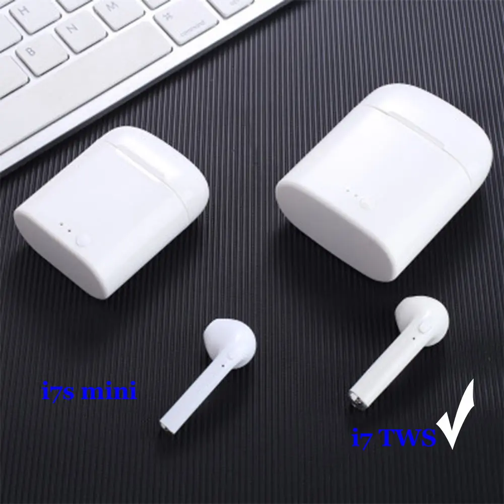I7s TWS мини беспроводные Bluetooth наушники стерео вкладыши гарнитура с зарядным