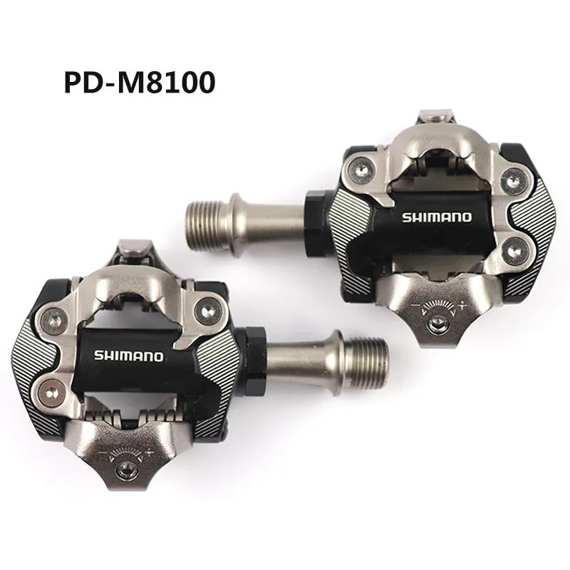 PD-M8100 Shimano Deore XT PD-M8100 M8120 XC гоночная педаль SPD MTB горный велосипед педали с sm-SH51 - Цвет: PD-M8100