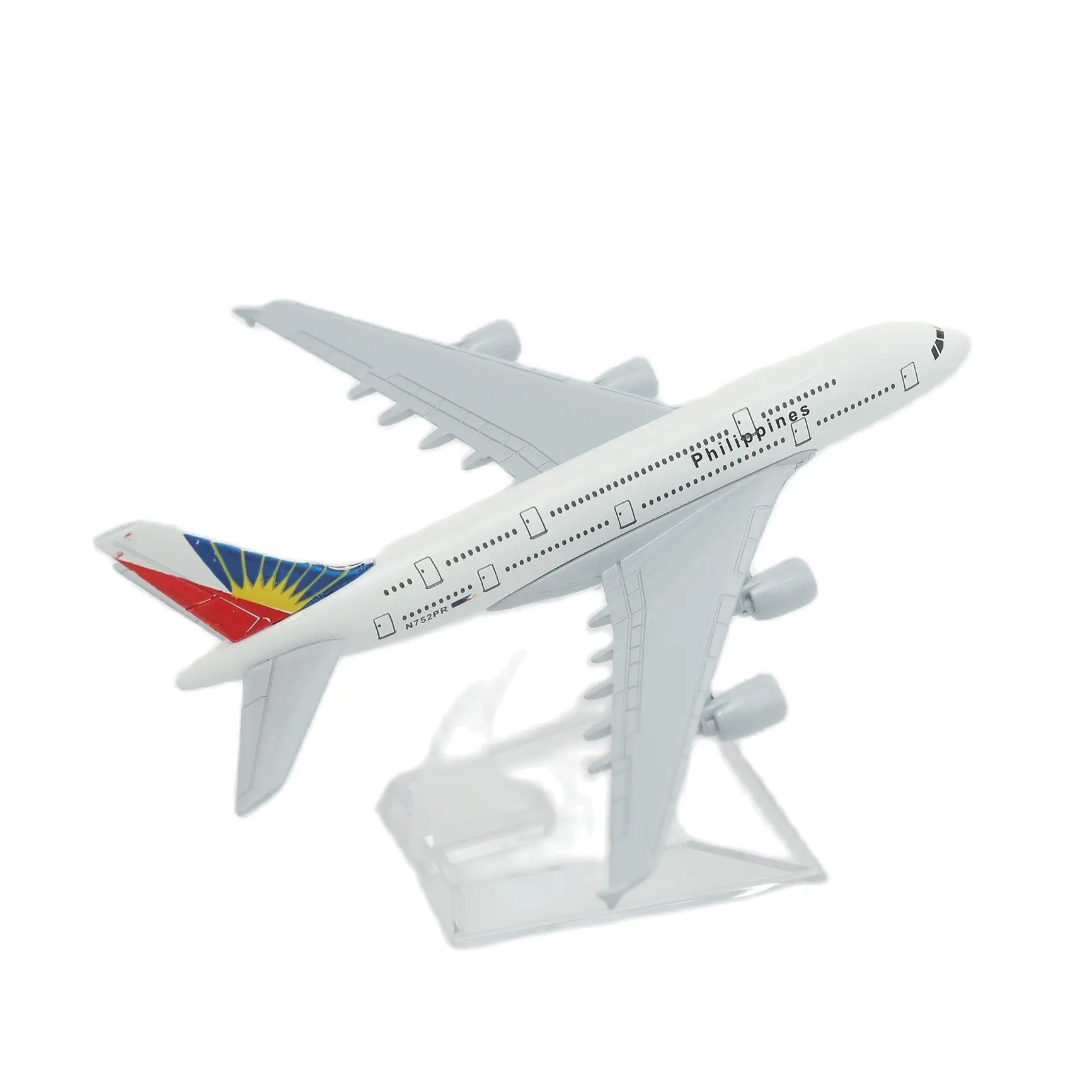 

Philippines Airlines Airbus A380 Aircraft Model 6 Inches Metal Airplane Diecast Collection Miniature Toys