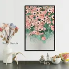 Настенный постер с растениями и цветами, Художественная печать на холсте для гостиной, спальни, коридора, украшение без рамки