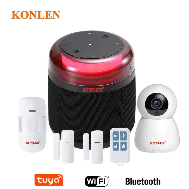 Система сигнализации Tuya с поддержкой Wi Fi и Bluetooth|Комплекты для сигнализации| |