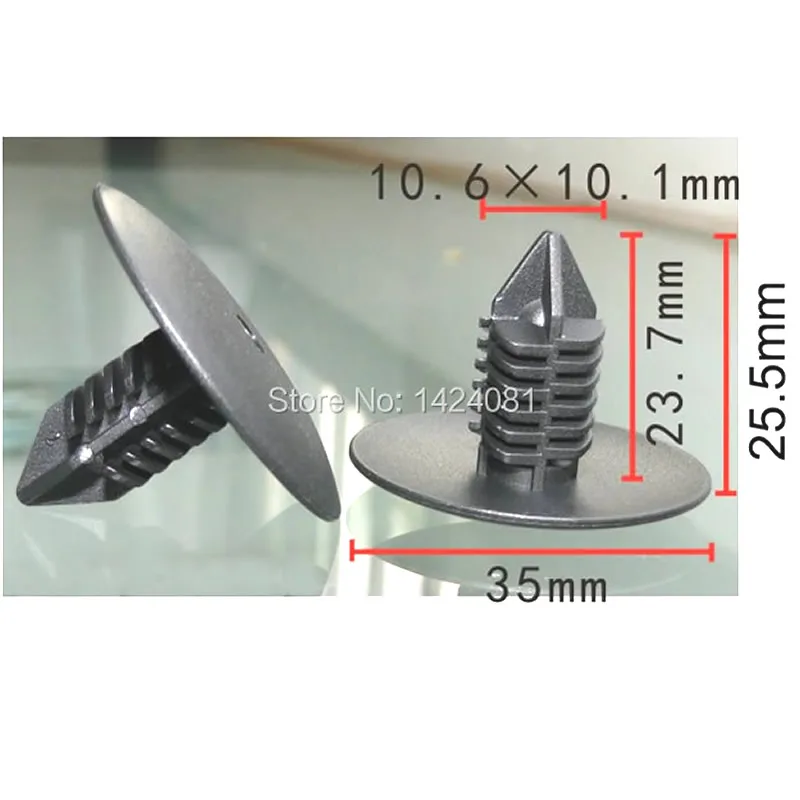 100x / 500x OEM для Renault Megane Laguna, накладка на свод колеса, брызговик, отделка, клипсы для ели, автомобильные аксессуары для крыла автомобиля benz