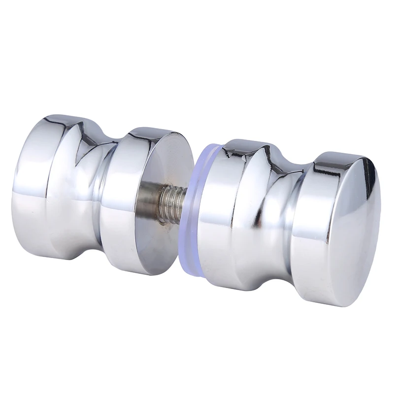 

2021 Stainless Steel Back-to-Back Glass Door Knob Puller Push Bathroom Shower Handle 3 Types